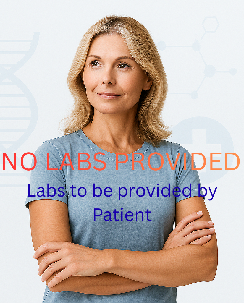 Women's Hormone Optimization (HRT) 3 Month Supply (No Labs Provided. Labs Provided by Patient)