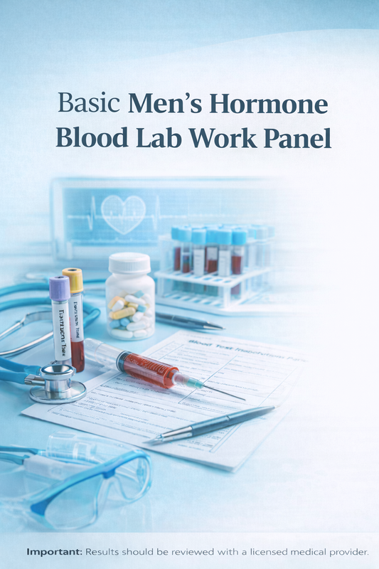 Basic Men Blood Lab Work Panel
