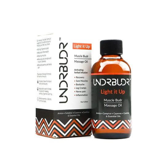 UNDRBUDR Activating Muscle Rub for Pre-Activity Cayenne & Black Pepper Infused Decreases “Lactic Burn” Arnica + Comfrey & Essential Oils for Recovery and Repair 4oz